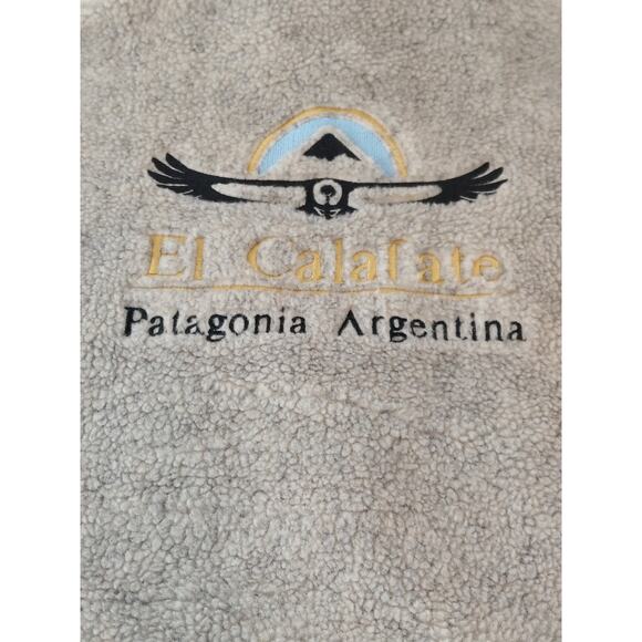 Muluc Patagonia Embroidered Fleece Pile Jacket Men's Small Women's Medium - Picture 9 of 12